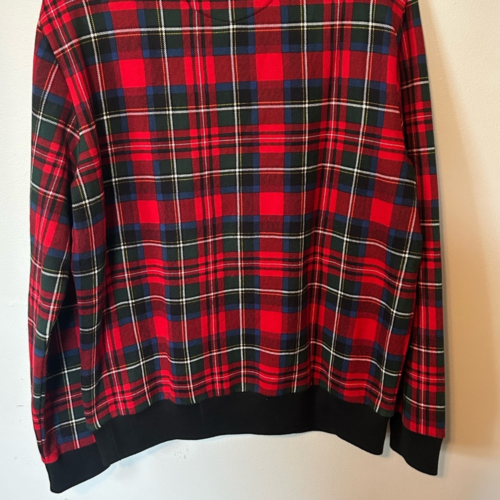 Polo by Ralph Lauren Red and Black Crewneck Sweater